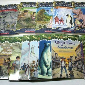 Lot of 16 Magic Tree House Books and Merlin Missions Scholastic Mary Osborne